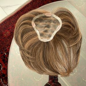 Jon Renau 8" EasiPart XL Heat Defiant Hairpiece - Smoke & Pet free home!